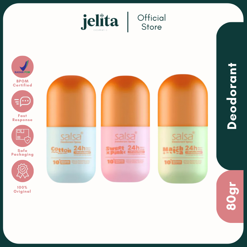 Jelita Cosmetic - Salsa Deodorant 80gr