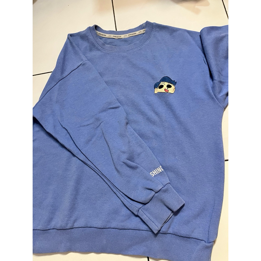 Sweater Warna Biru Denim