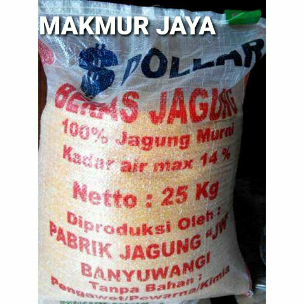 

Beras Jagung Premium DOLLAR 25 KG ( Beras Sehat/ Beras Diet) 100% Jagung Murni