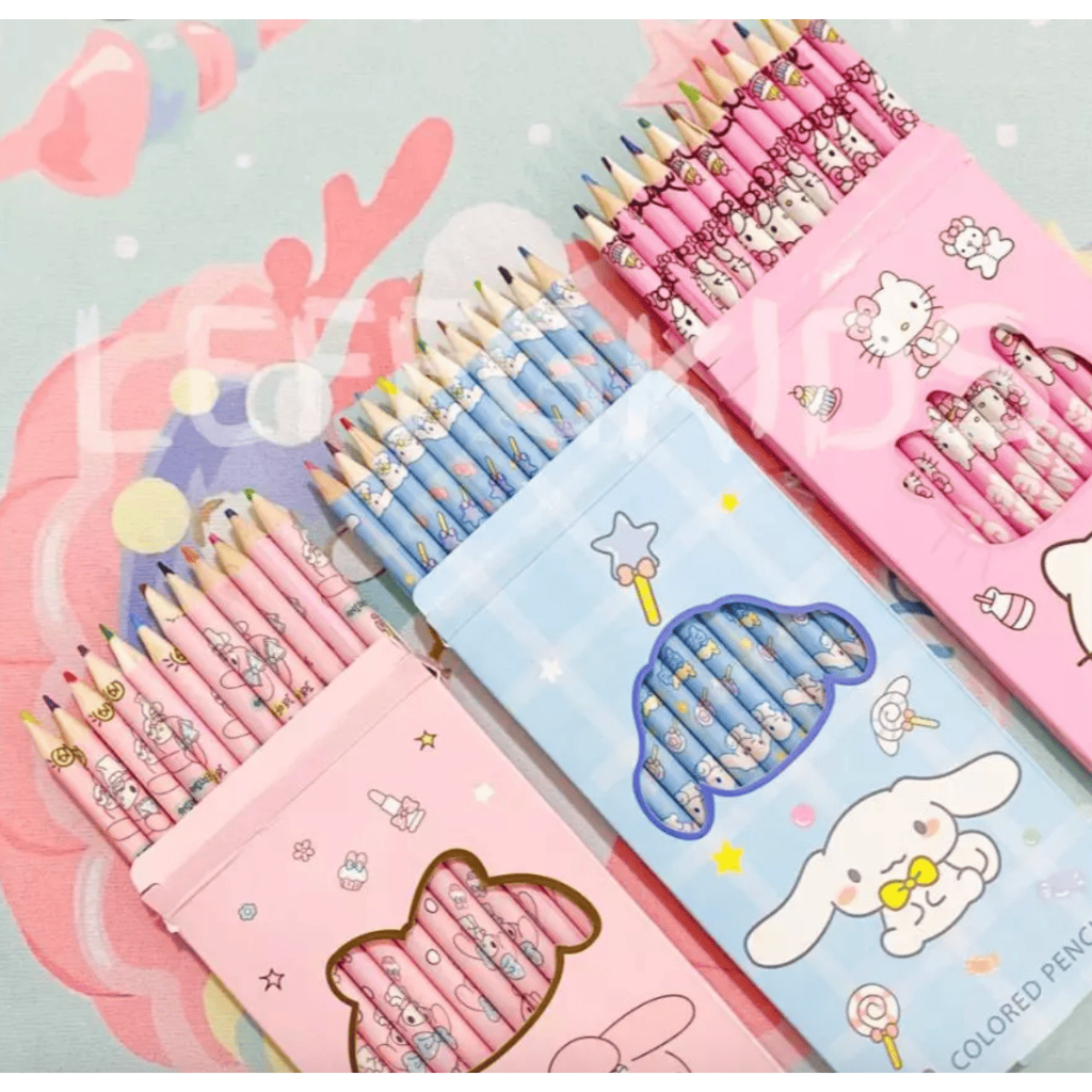 

Pensil Warna anak anak karakter Hellokitty sanrio peralatan sekolah AT046
