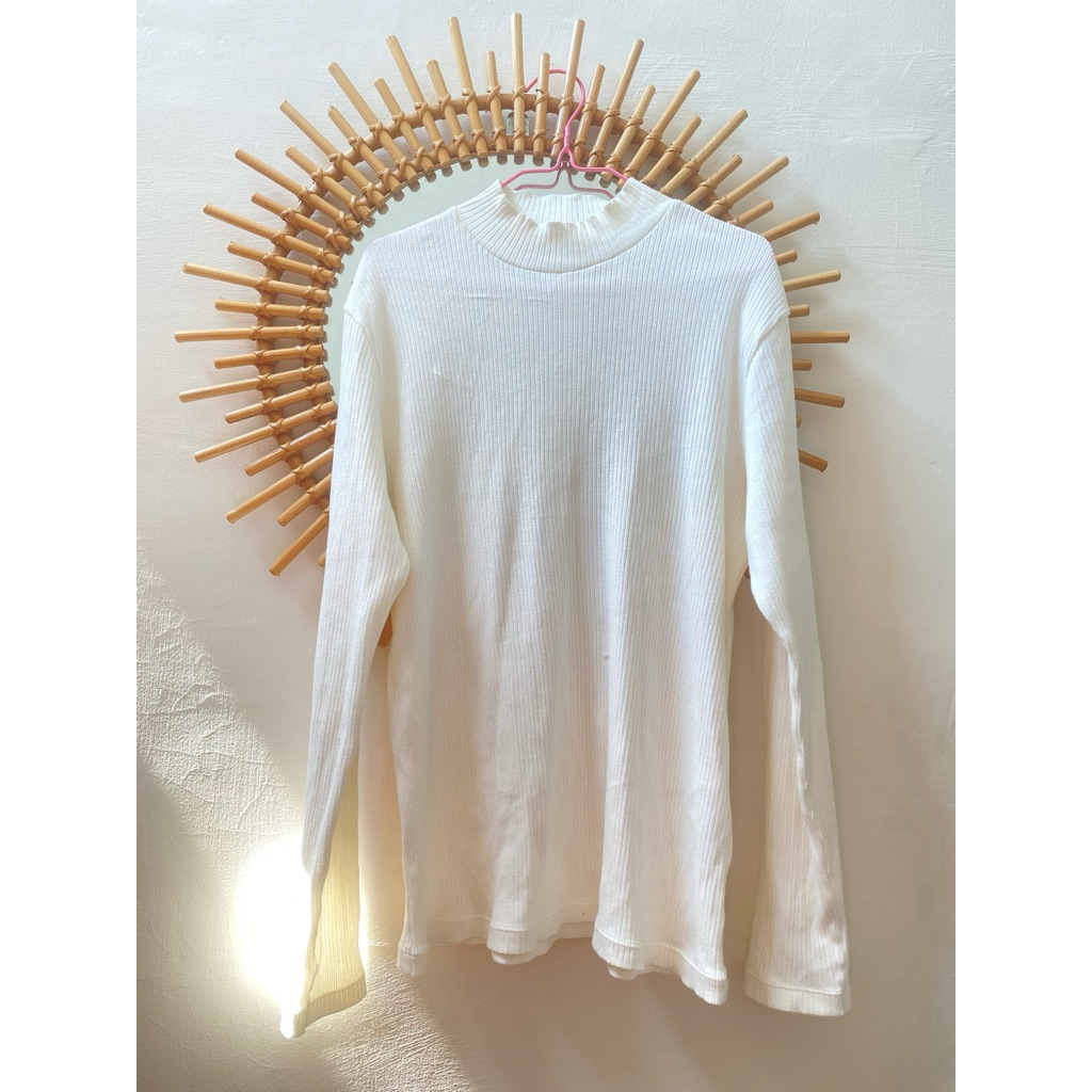 knit uniqlo rib knit uniqlo kaos uniqlo