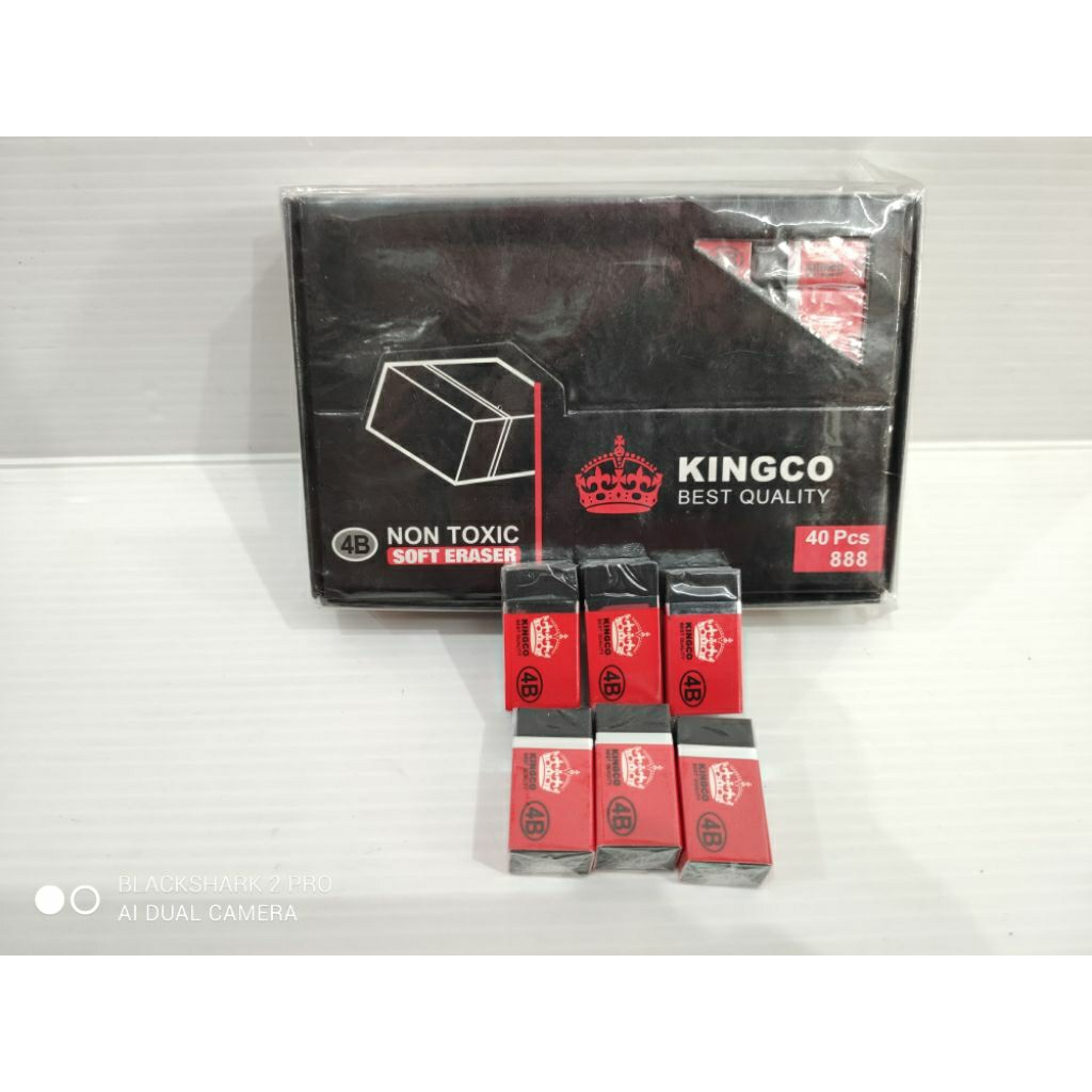

penghapus pensil kingco 888 / Eraser kingco 888 / 1 kotak isi 40pcs