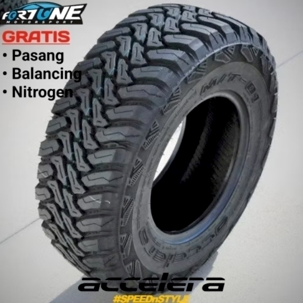 Ban 265 60 R18 Accelera MT-01 | Ban Pacul Standar Pajero Ring 18