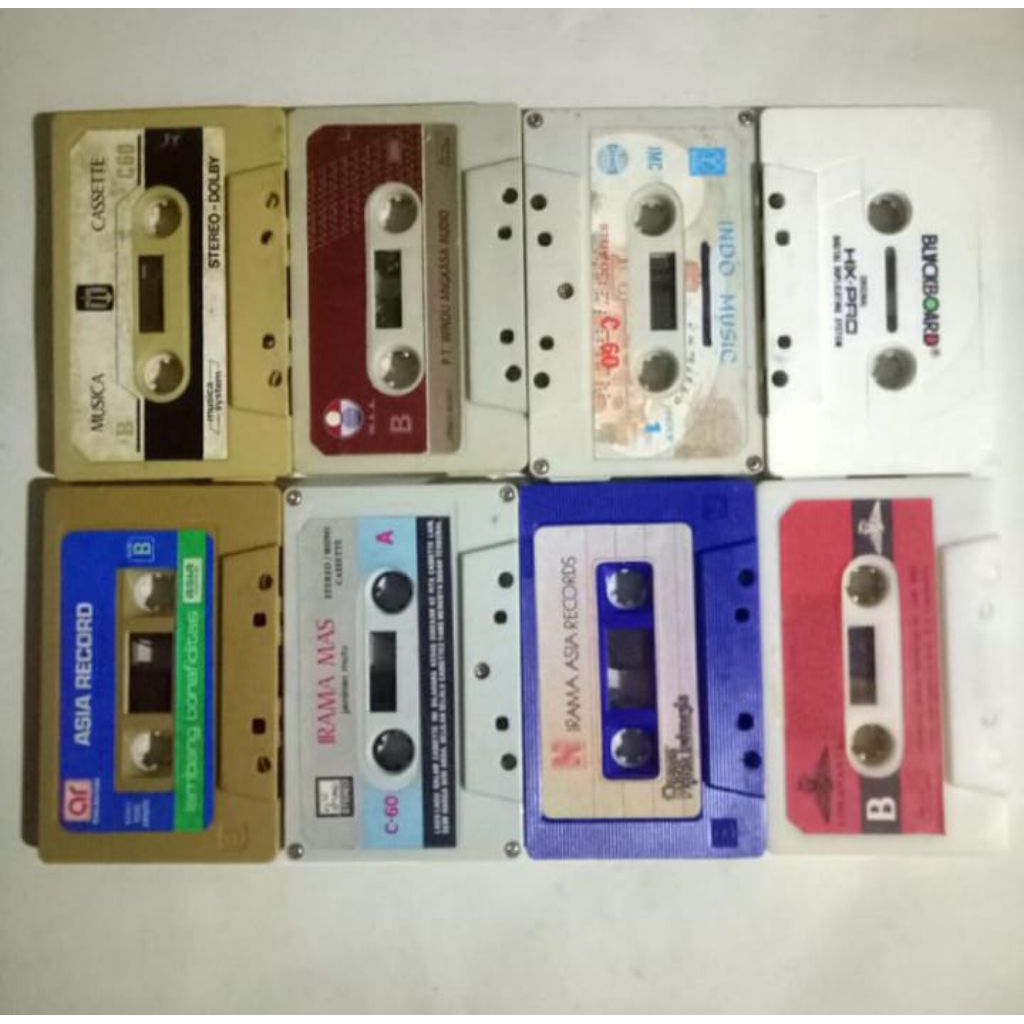 kaset pita tanpa cover