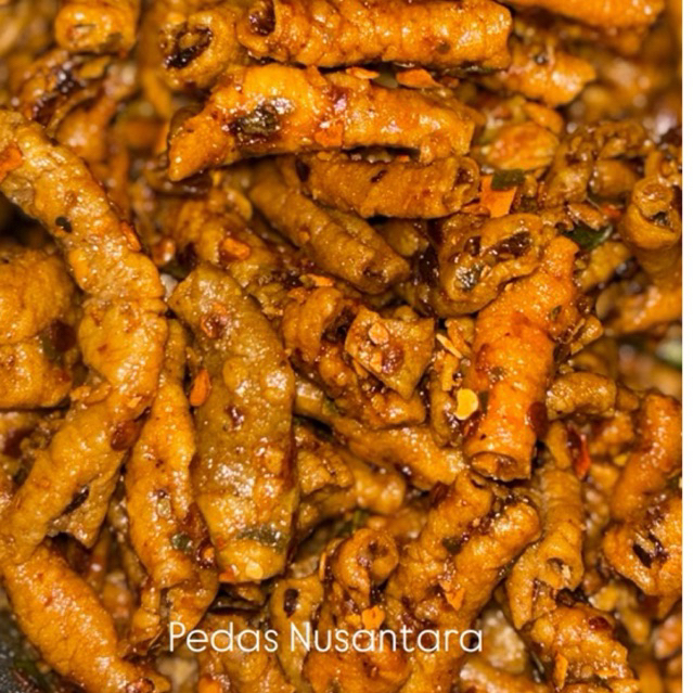 

Keripik Usus Pedas Daun Jeruk