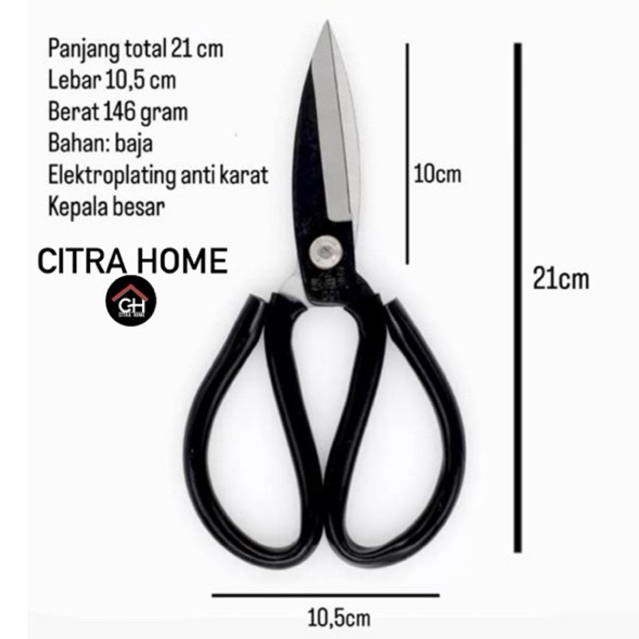 

Gunting Kodok Hitam Baja Mangan Elektroplating Anti Karat Kepala Besar