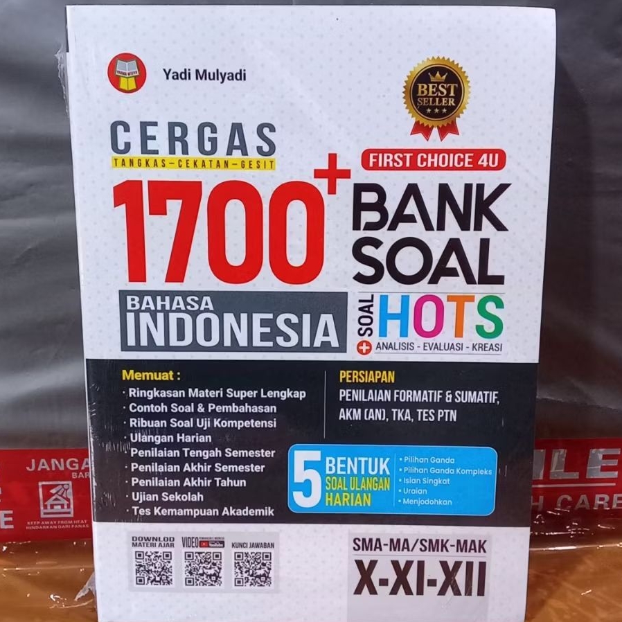 BUKU CERGAS 1700 BAHASA INDONESIA UNTUK SMA MA SMK MAK KELAS X XI XII PENERBIT YRAMA WIDYA