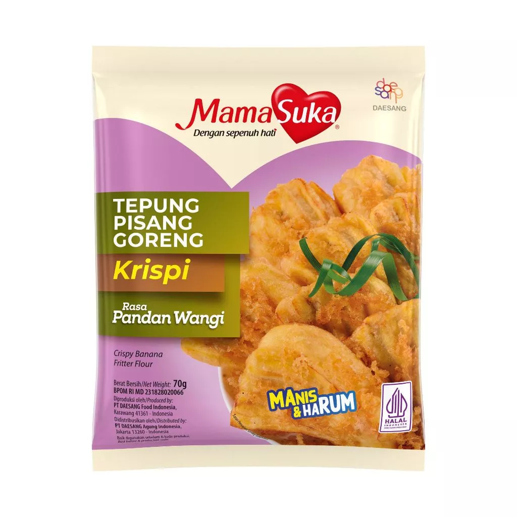 MamaSuka Tepung Pisang Goreng Pandan