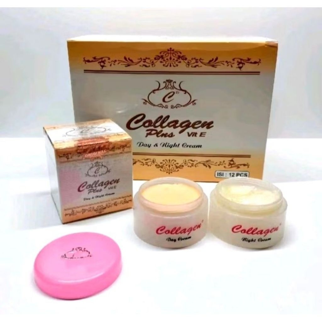 Collagen susun Plus Vit E Day & Night Cream / Sabun Collagen 701