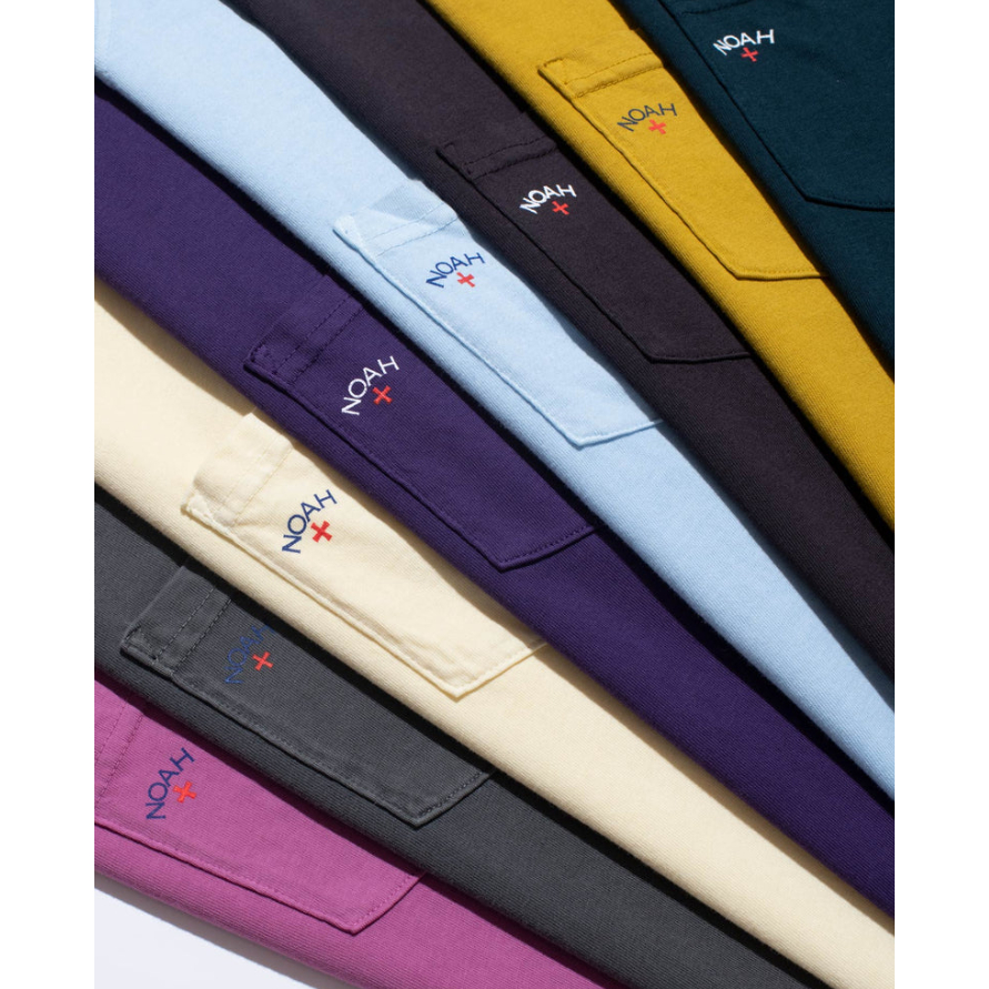 NOAH NYC Pocket Tshirt Tee - Kaos Tangan Pendek Unisex Pria Wanita Kantong All Tag Cotton Combed 20s