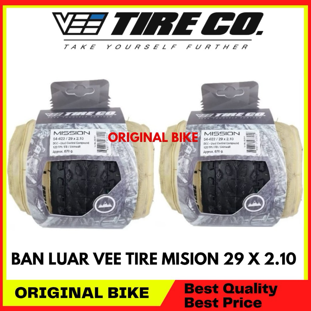 Ban Luar Sepeda  29 x 2.10 Vee Tiree Mission New