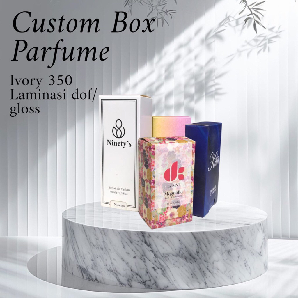 CUSTOM KEMASAN SLIDING BOX PARFUM 30ml