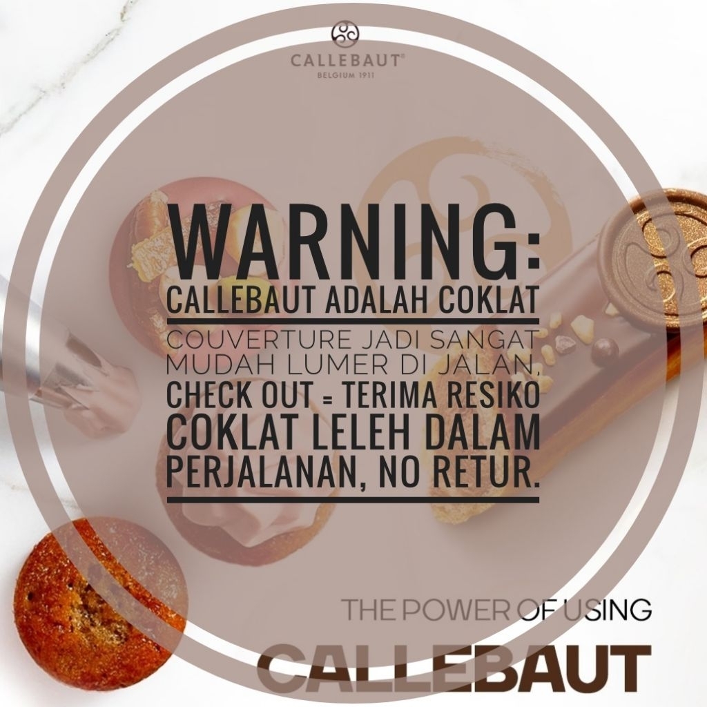 

SPECIAL ORDER - CALLEBAUT 10 KG
