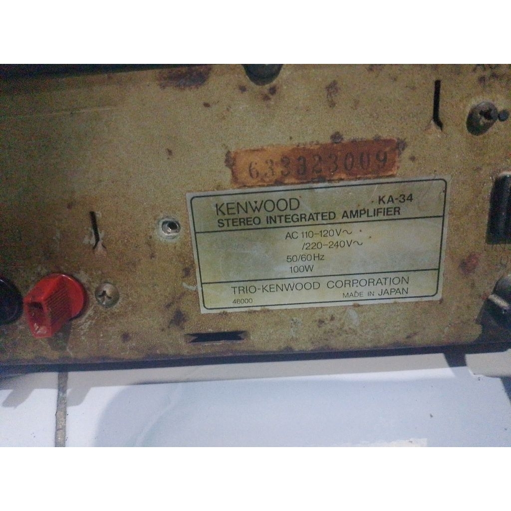 power ampli Kenwood KA-34 minus