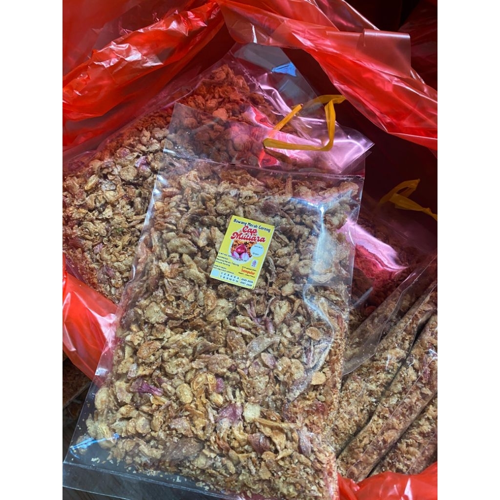 

Bawang goreng berat 145gram (enak gurih dan nikmat)