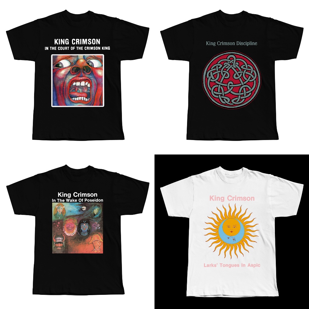 King Crimson Tshirt - JUAL BAJU KAOS BAND KING CRIMSON BAND ROCK - (BISA CUSTOM)