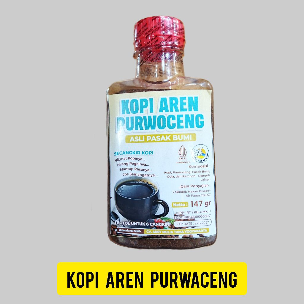 Kopi purwaceng - kopi aren - kopi vitalitas - kopi sehat lelaki - kopi rempah jogja