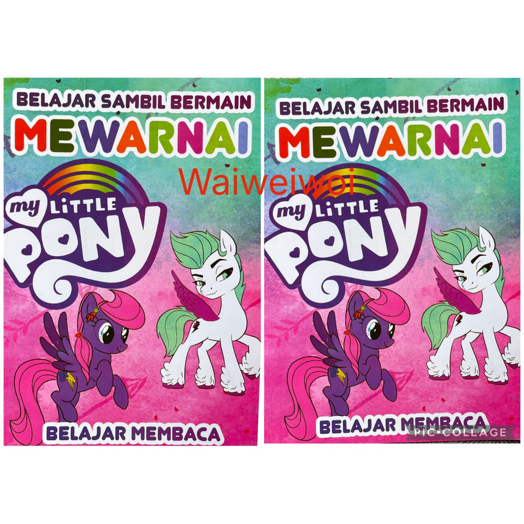 Buku Mewarnai Little Pony Jumbo 001