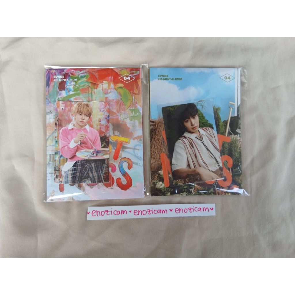 EVNNE - HOT MESS POCAALBUM ALBUM ONLY qr unscanned poca splatter sowing version park jihoo keita