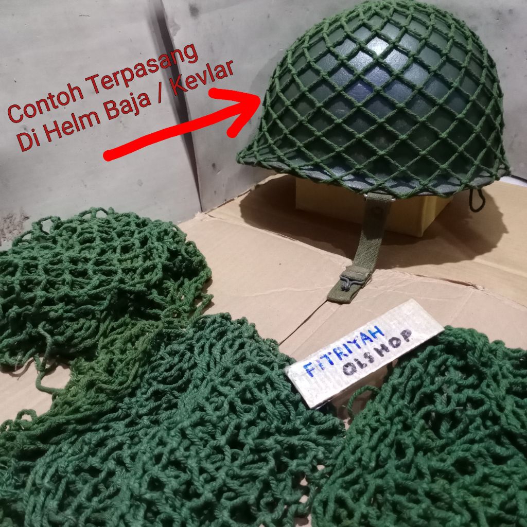 Samaran helm Baja M1 Helm US Tentara WW2 Jaring pelindung Helm Baja kevlar Ebonit Tentara Jadul Orig