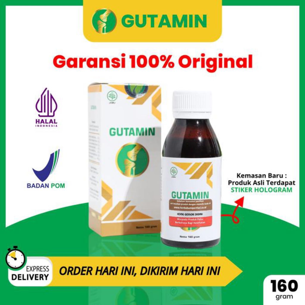 Madu Gutamin Herbal 100% Original BPOM HALAL