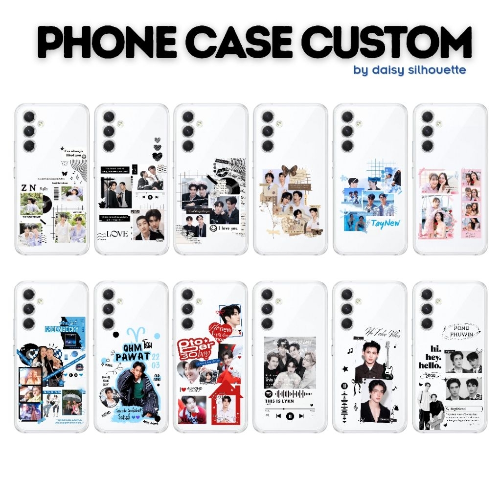 PHONE CASE CUSTOM SERIES | CASING HP CLEARCASE / SOFTCASE IPHONE ANDROID | CASING AESTHETIC | PHONE 
