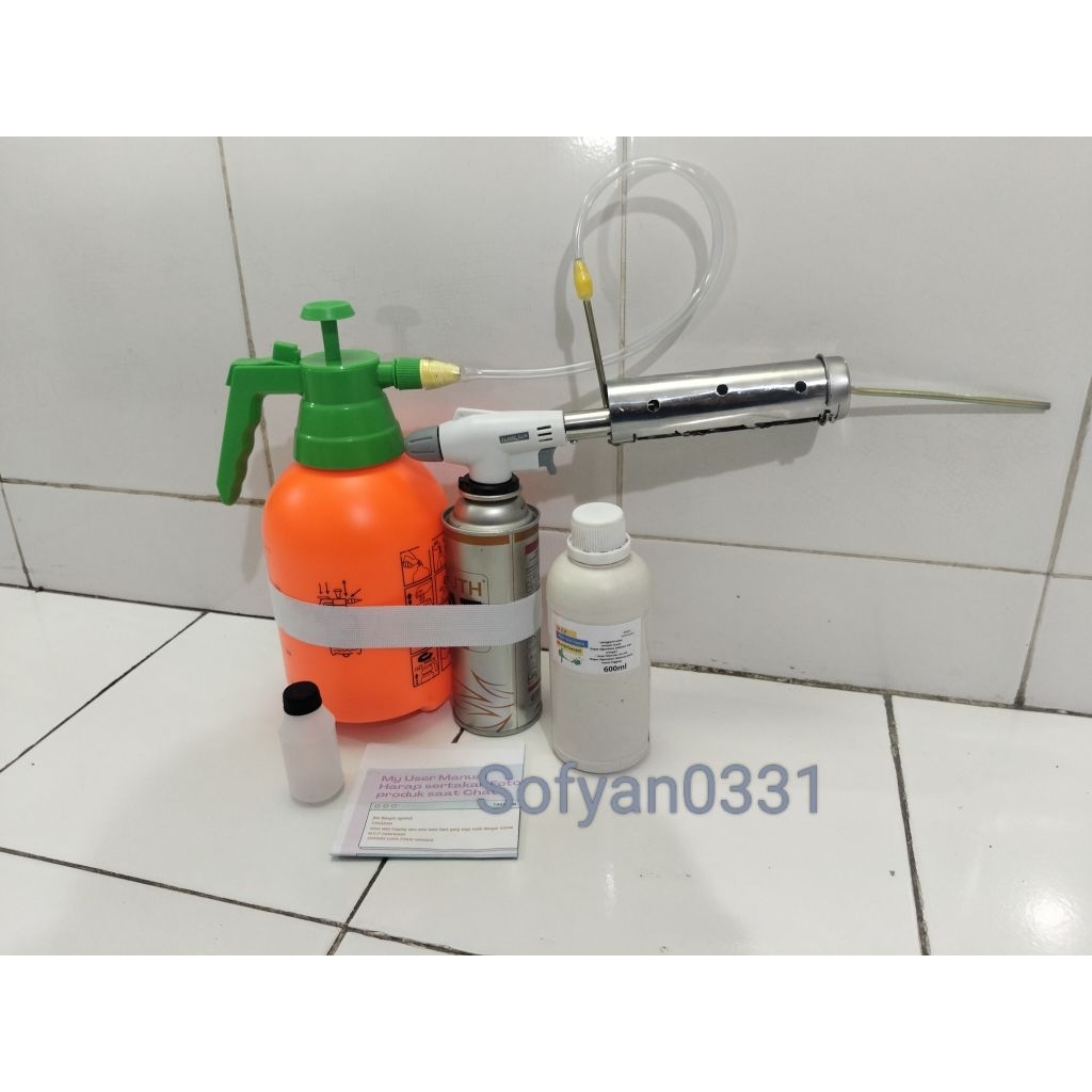 alat mesin foging pengasapan nyamuk trek belt