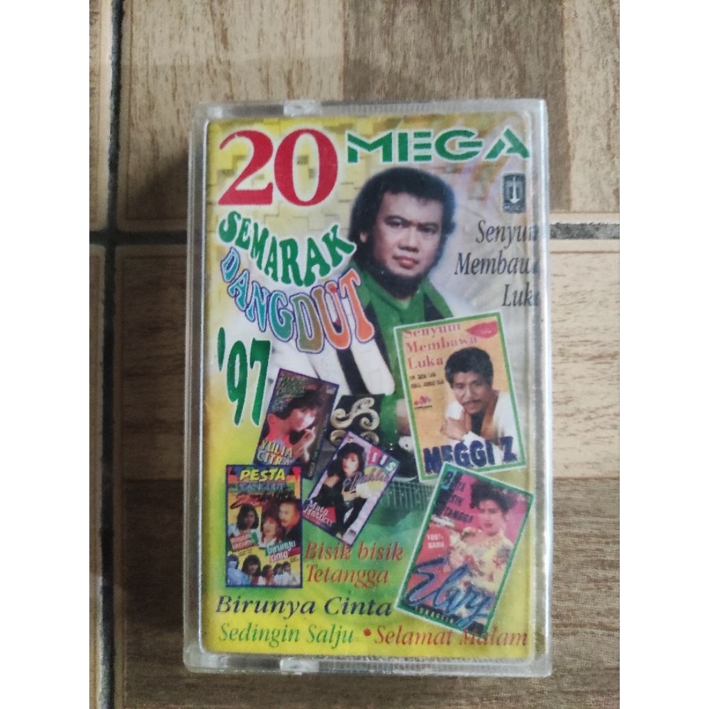kaset pita 20 mega semarak dangdut 1997