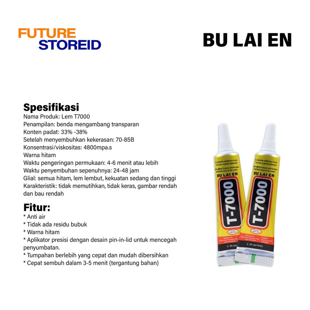 BU LAI EN T7000 Lem LCD Touchcsreen Lem LCD Hp Serbaguna Original