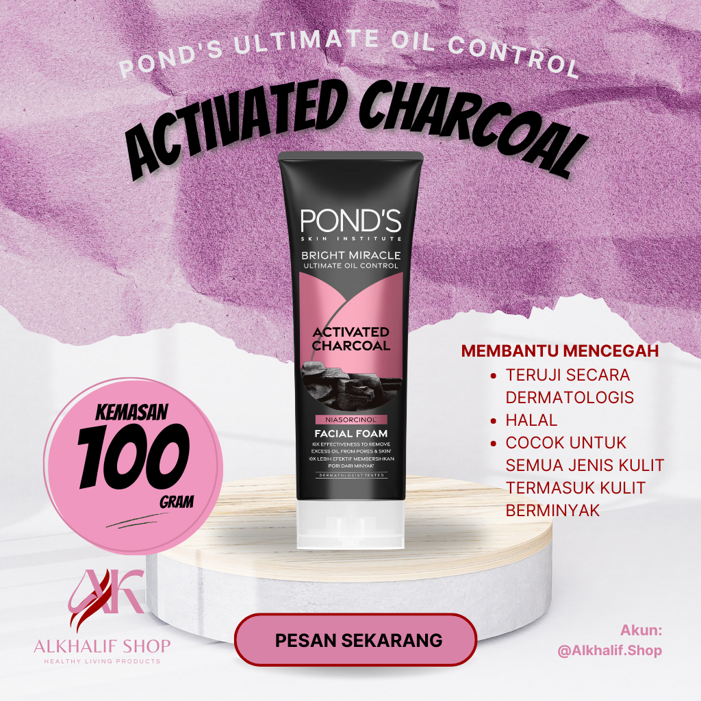 Ponds Facial Foam/ Ponds Facial Wash/ Ponds Sabun Wajah 100g