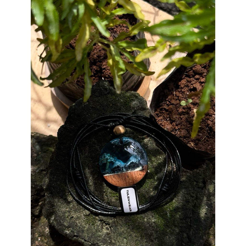 kalung edelweiss|kalung resin| tulenwear.