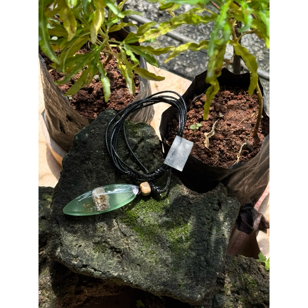 kalung edelweiss|kalung resin| tulenwear.