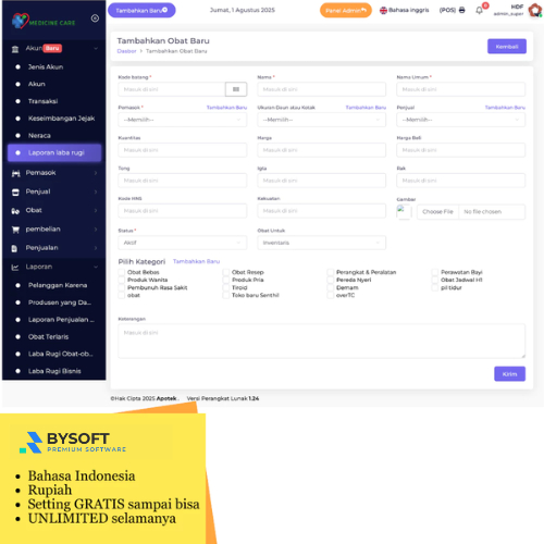 Aplikasi Apotik Farmasi Software Apotik Apotek Kasir Laravel