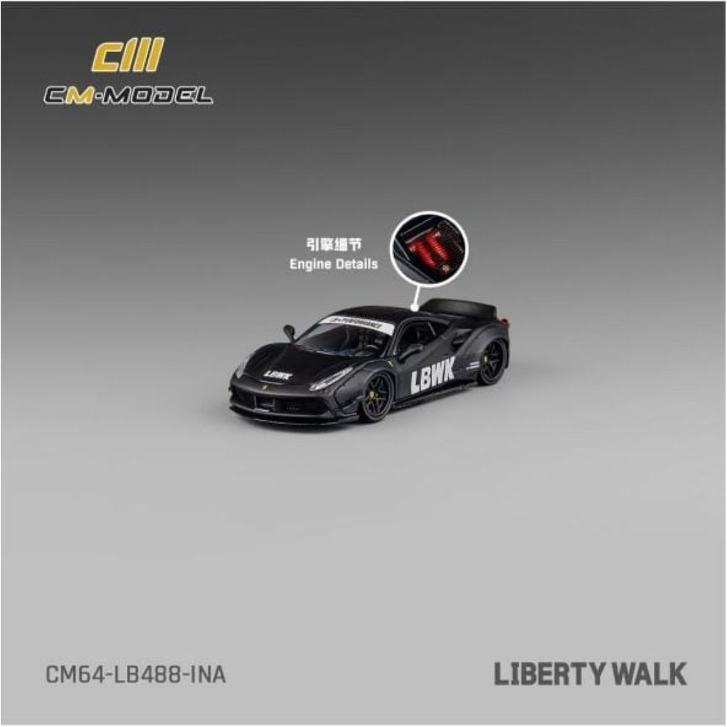 Diecast CM model Ferrari CM64-LB-488-INA