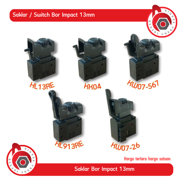 Saklar Bor Impact 13mm | Saklar Mesin Bor Impact listrik