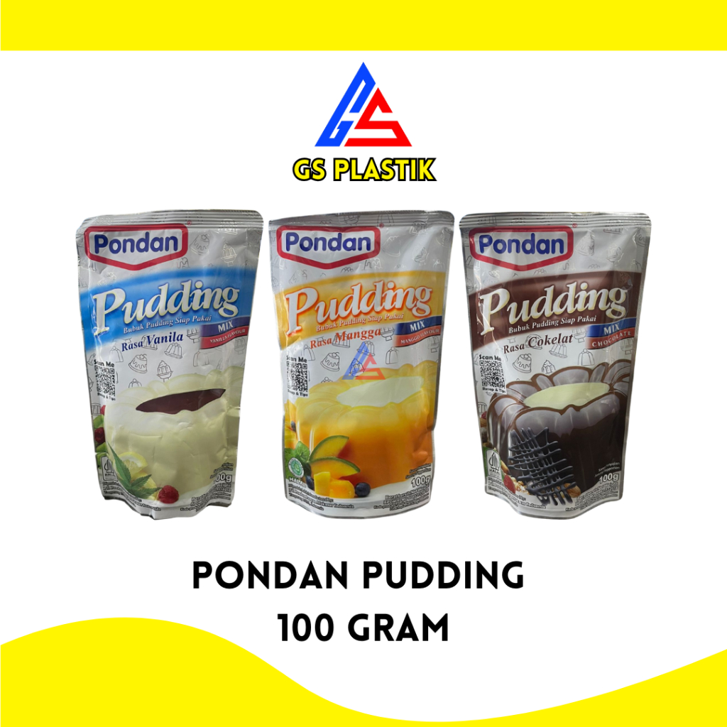 

Puding Instan Pondan 100gr | Puding Lembut Enak untuk Dessert