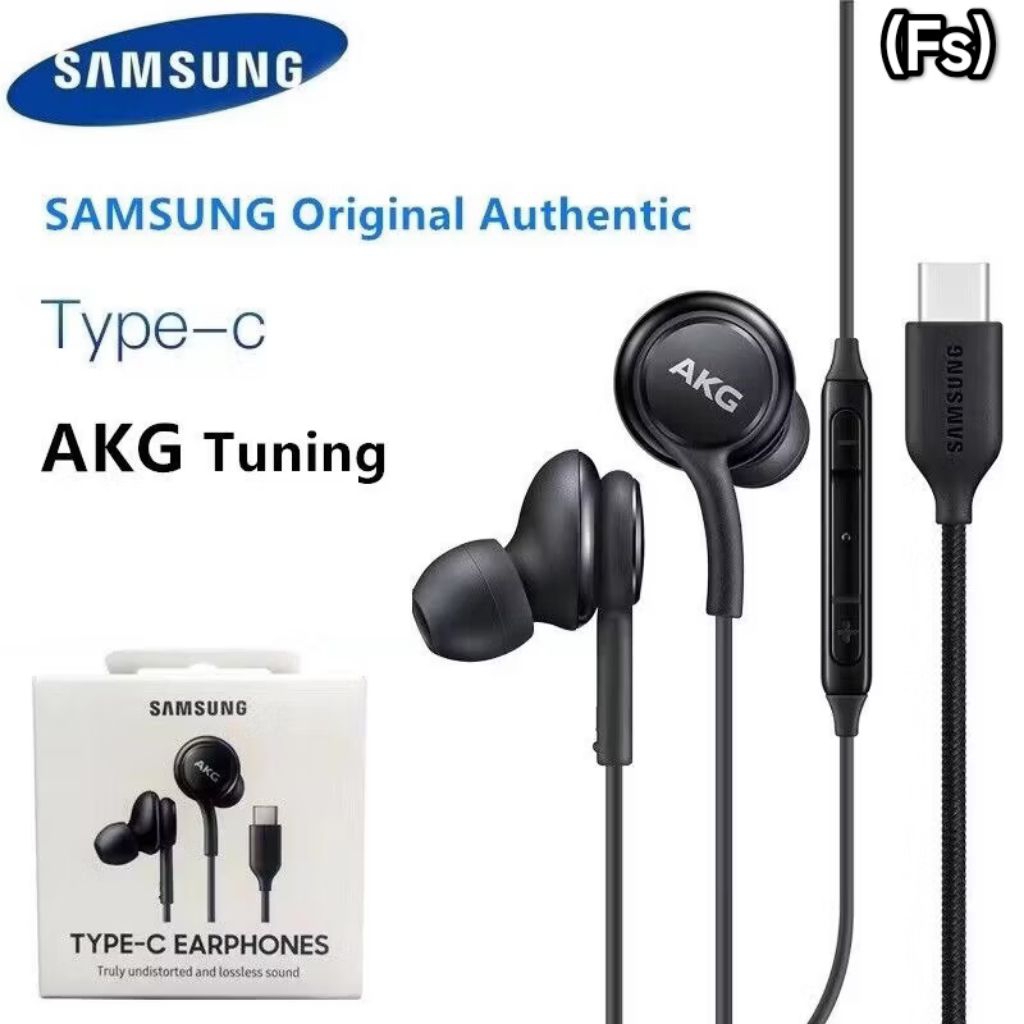 Headset Handsfree Samsung S25 / S25+ /S25 ultra original AKG type C erphone super Bass