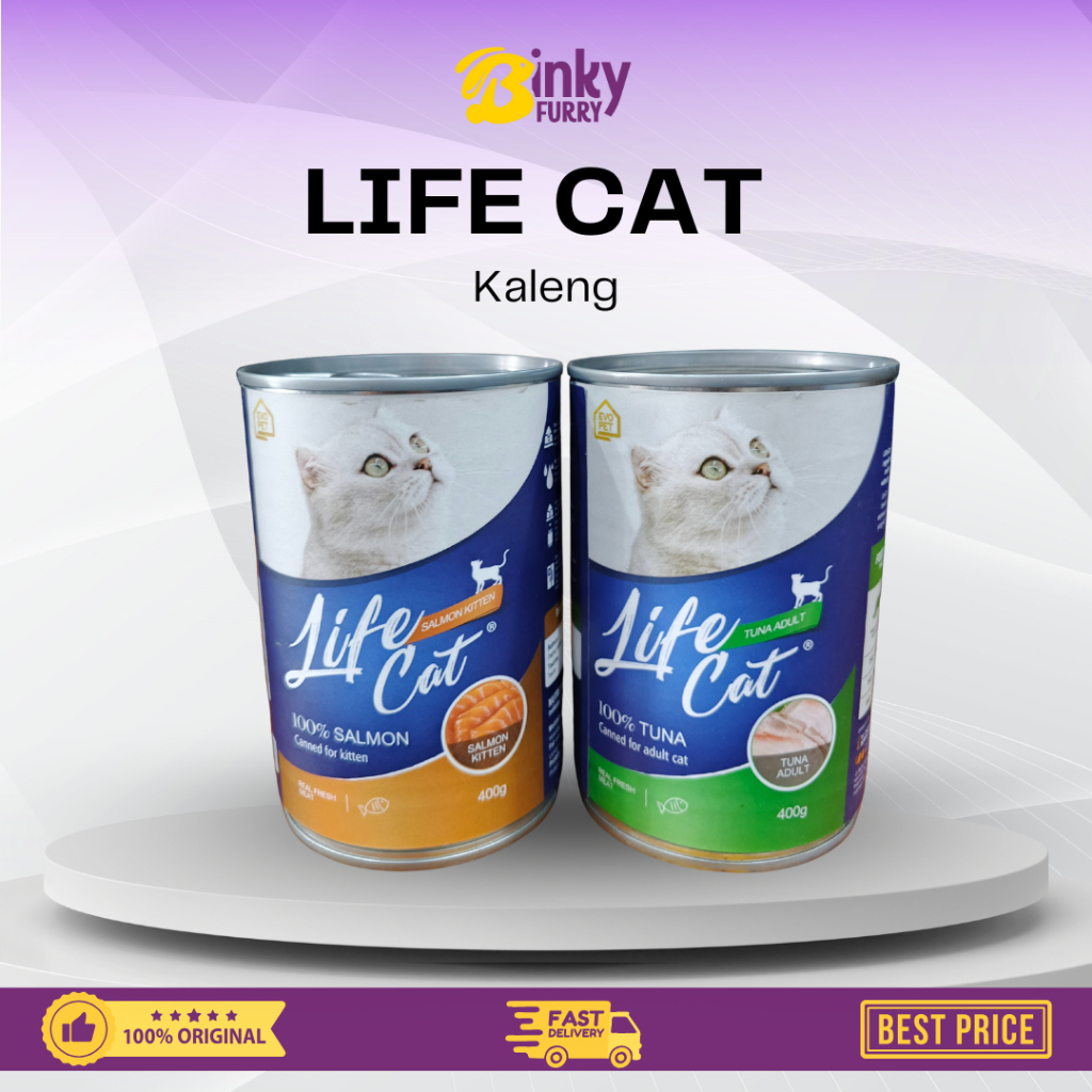 KALENG Life Cat 400Gr | Makanan Kucing / Life Cat Kaleng Kitten