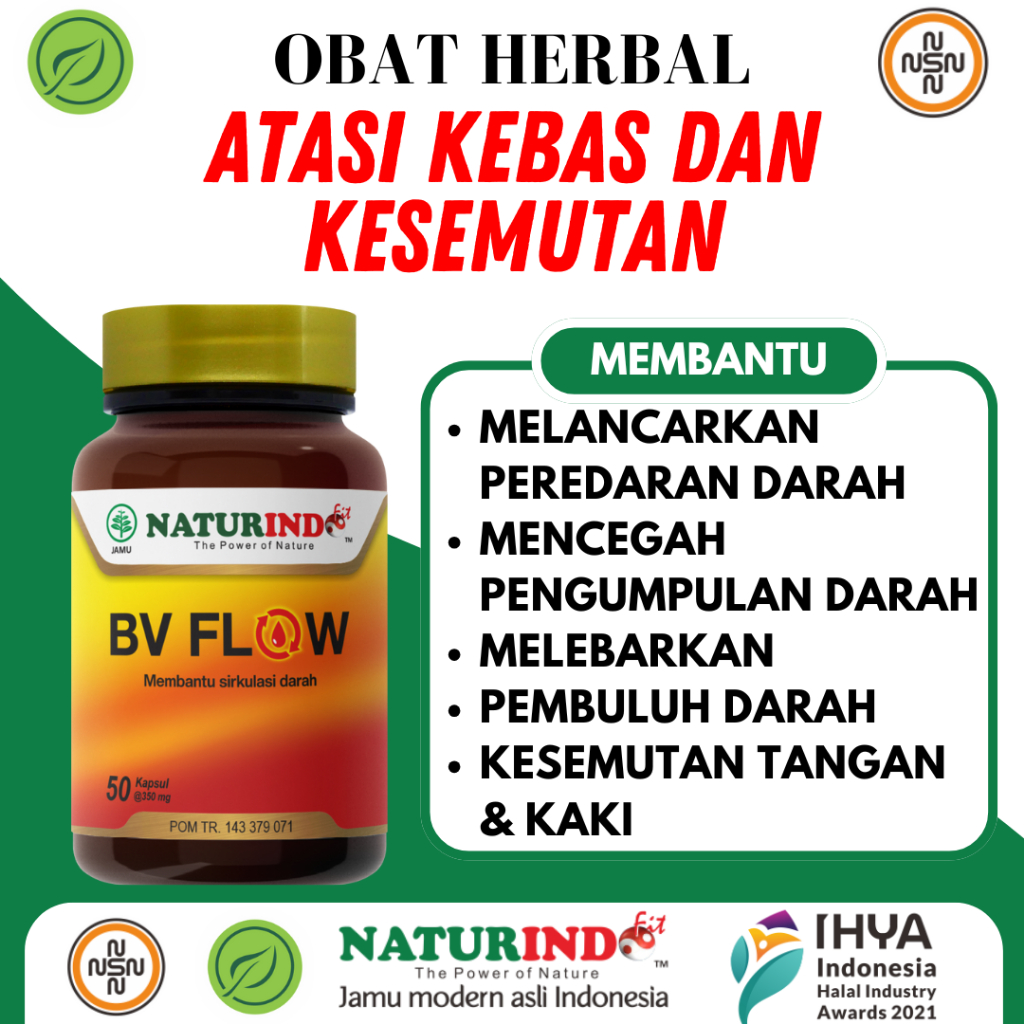 BV FLOW Obat Kesemutan Dan Kebas Tangan Kaki Kesemutan Jari Kesemutan Pelancar Peredaran Darah