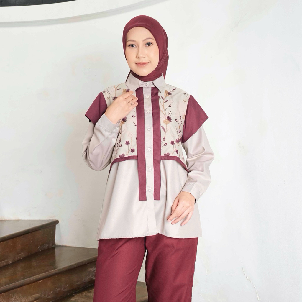 KAMILA TOP by DYA ID Pakaian blouse kemeja wanita