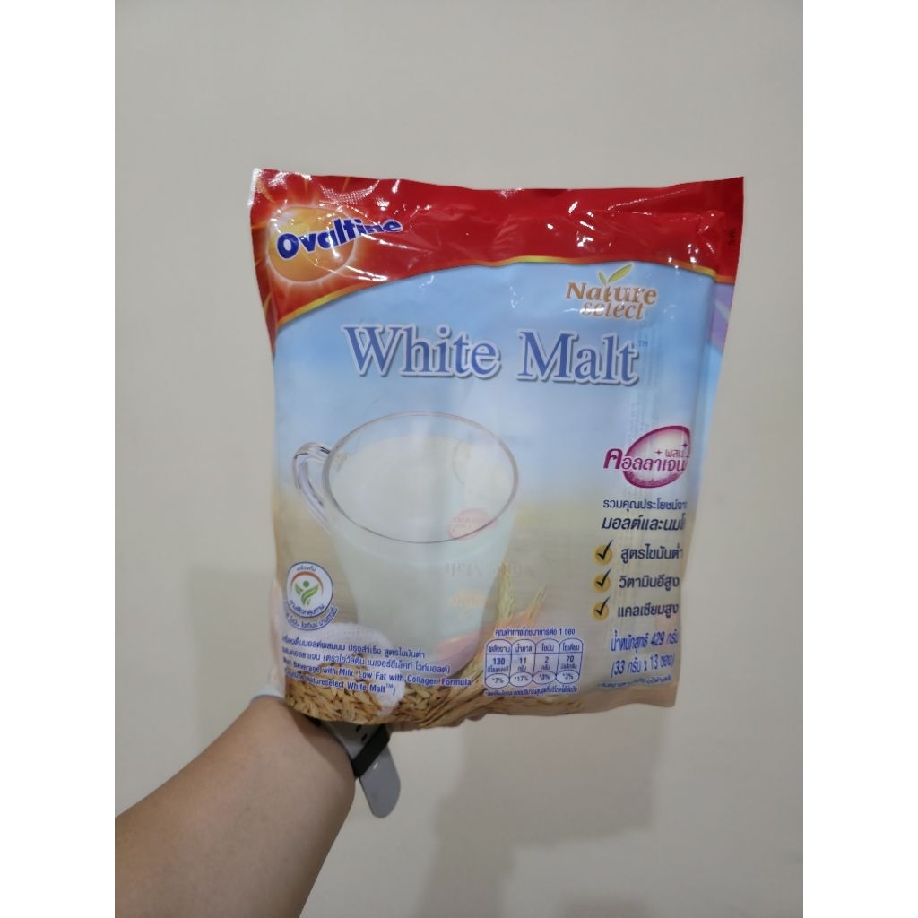 OVALTINE THAILAND WHITE MALT COLLAGEN 13 SACHET