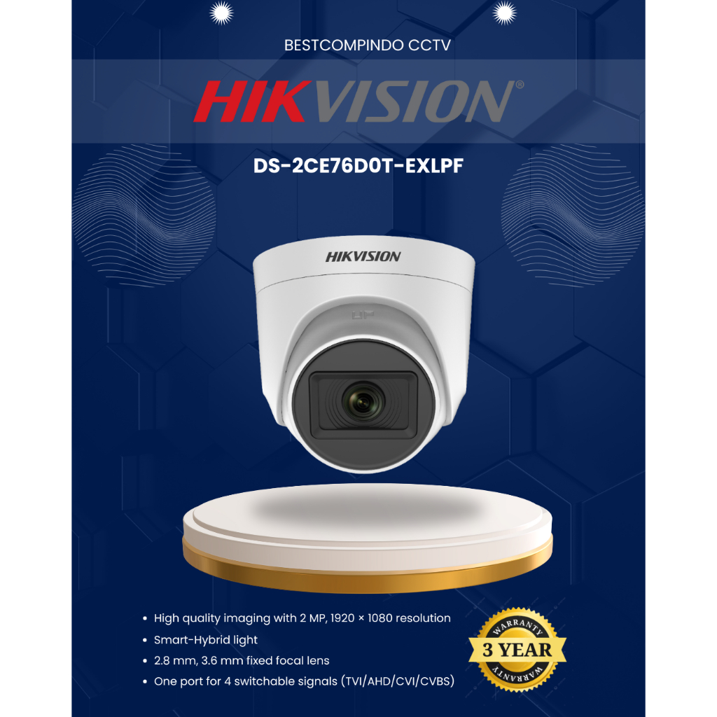CAMERA HIKVISION DS-2CE76D0T-EXLPF | KAMERA CCTV HIKVISION | KAMERA HIKVISION