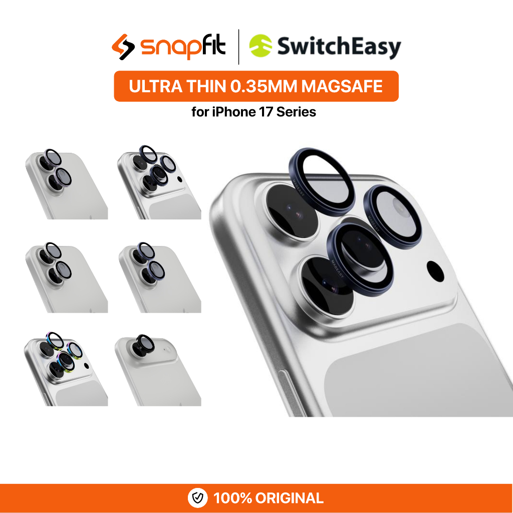 MAGEASY Lens Protector iPhone 17 Pro Max Air MAGEASY Lenz Sapphire Camera Ring Guard Metal Waterproo