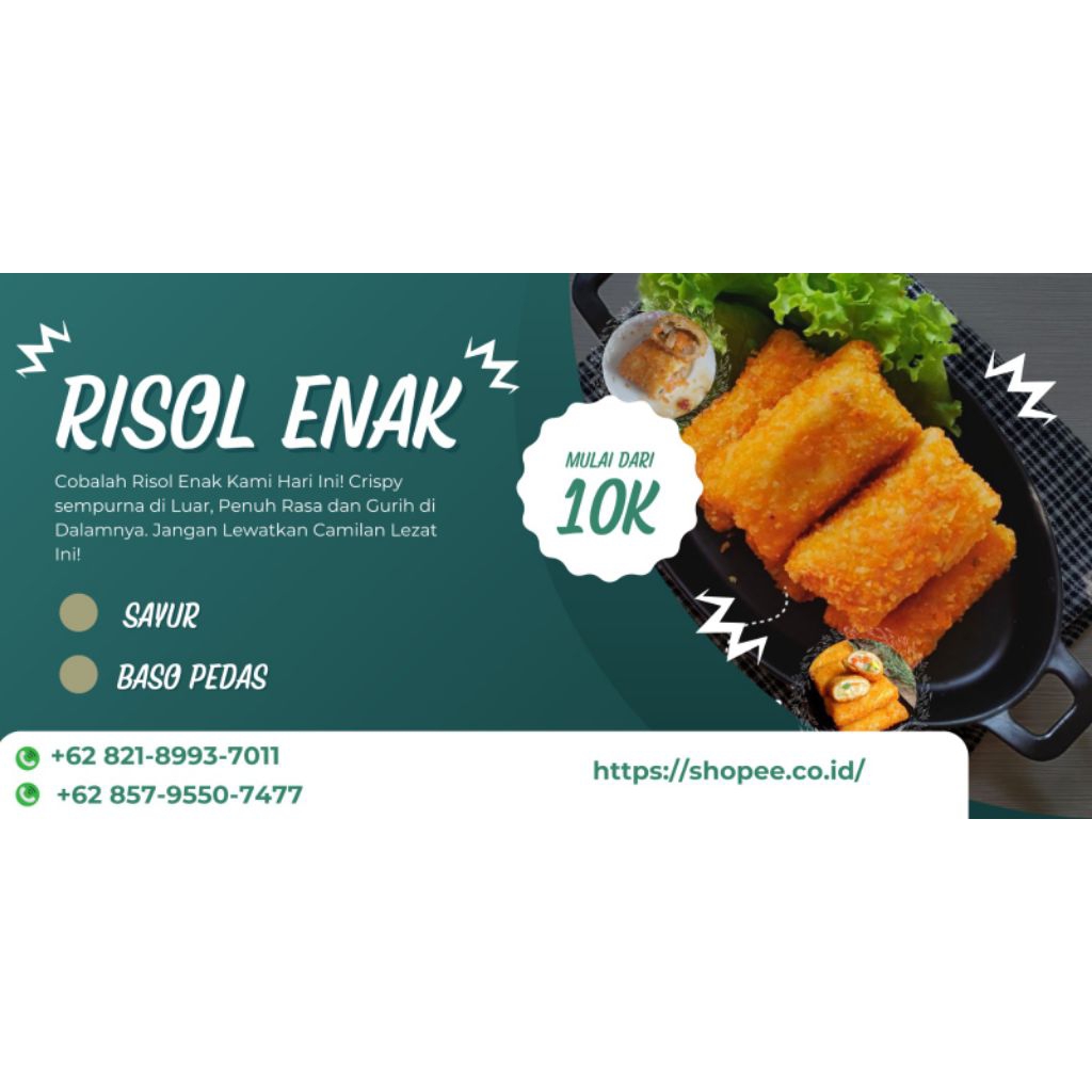 Risoles Frozenfood khas bandung/isi 5
