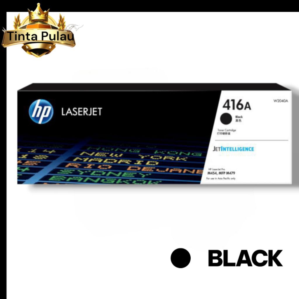 HP TONER LASERJET 416A BLACK ( HITAM)
