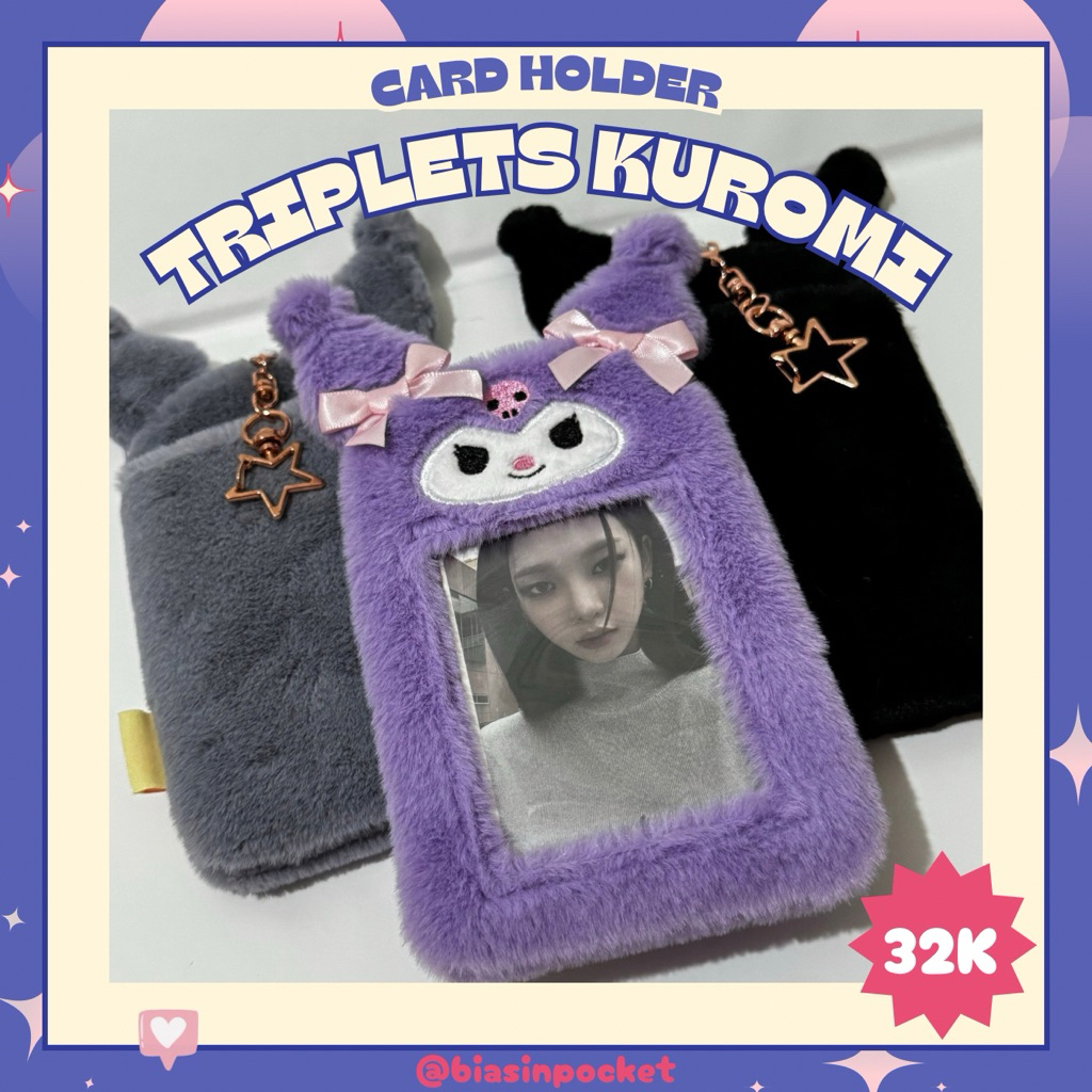 

CARD HOLDER CAHOL KONSER KPOP DISNEY SANRIO KUROMI