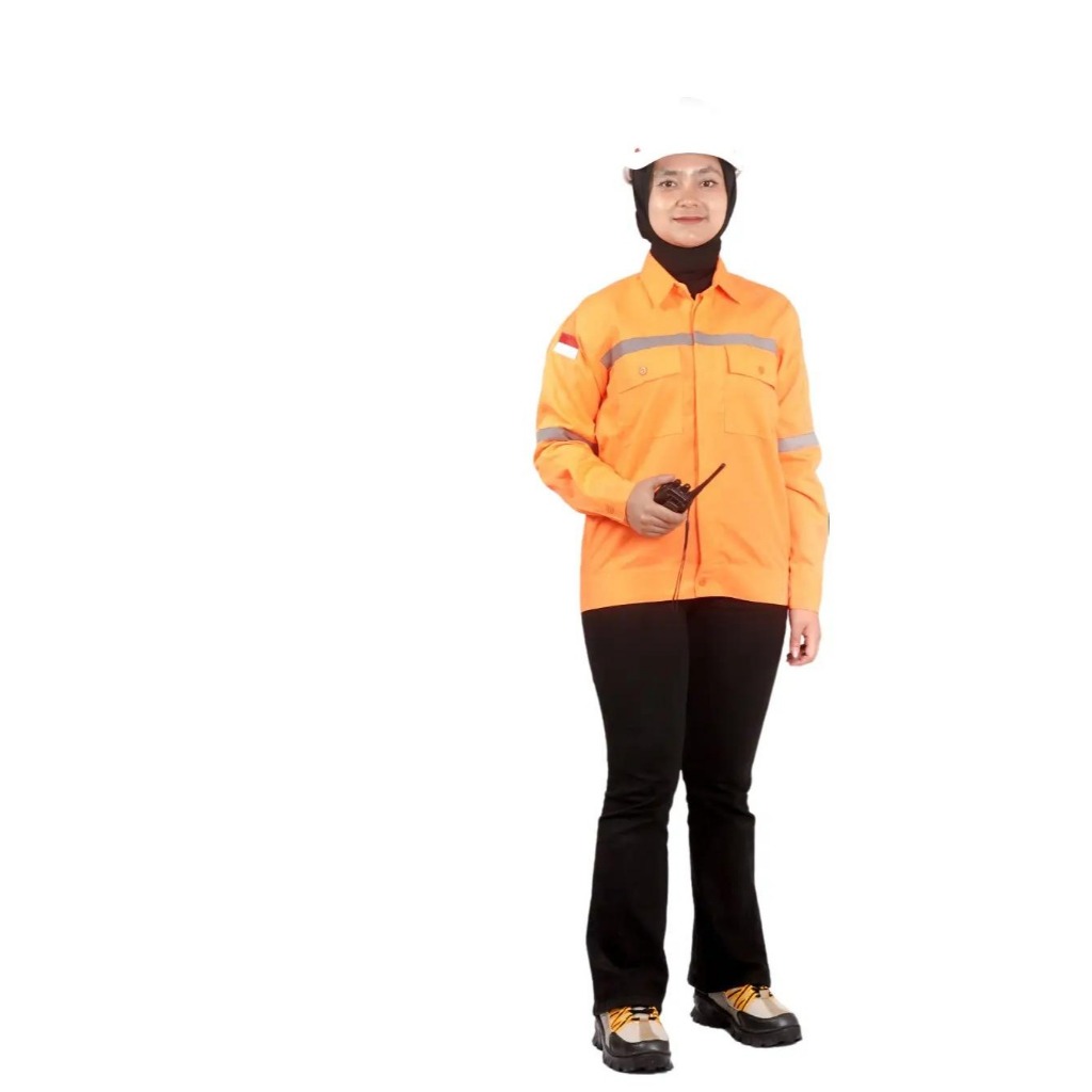 THE BEST QUALITY KEMEJA WEARPACK PROYEK. / KEMEJA SAFETY PRIA DAN WANITA LENGAN PANJANG. / BAJU KEME