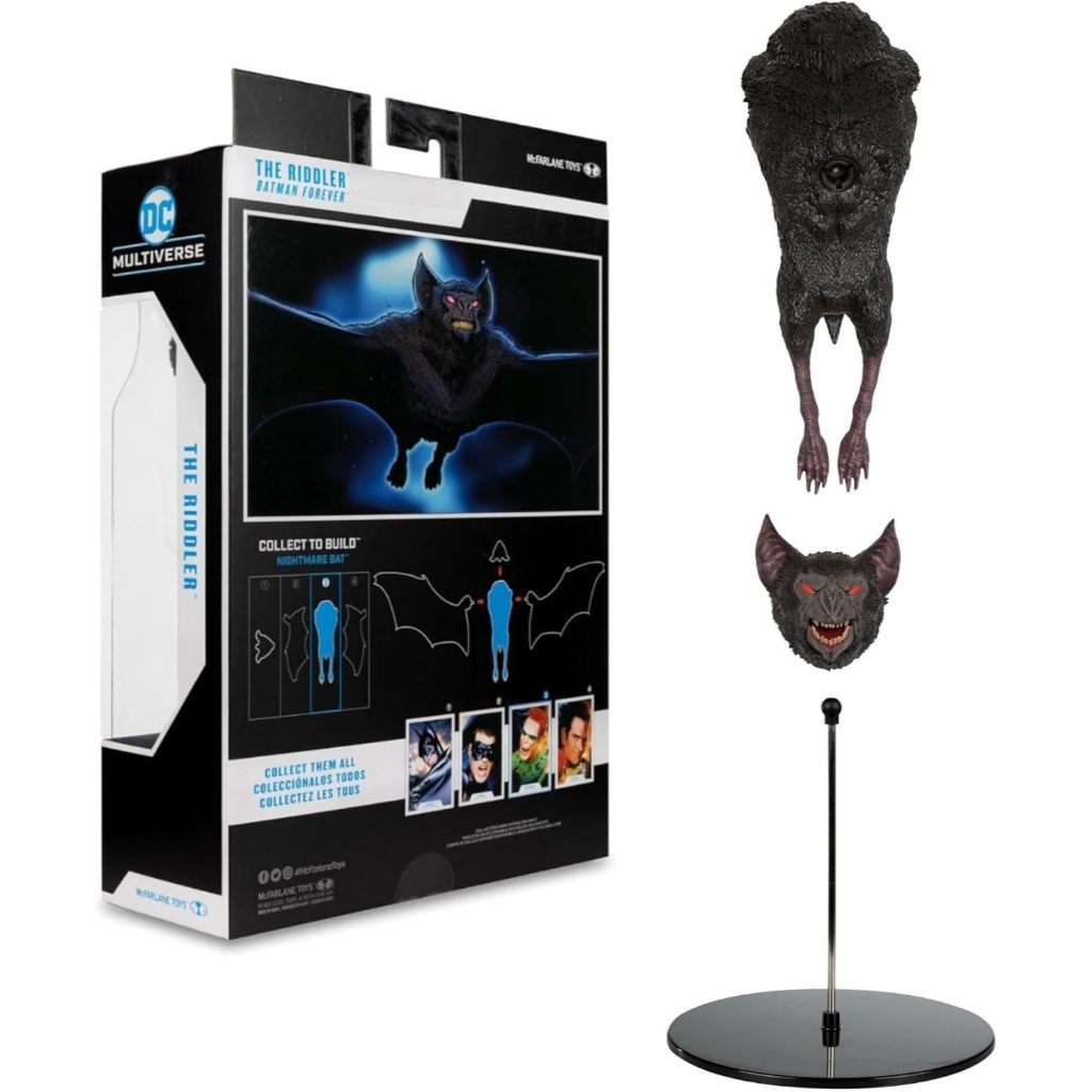 SALE Figur Aksi Batman dan Riddler 7 Inci dari McFarlane Toys Batman Forever DC Multiverse (2 Buah)