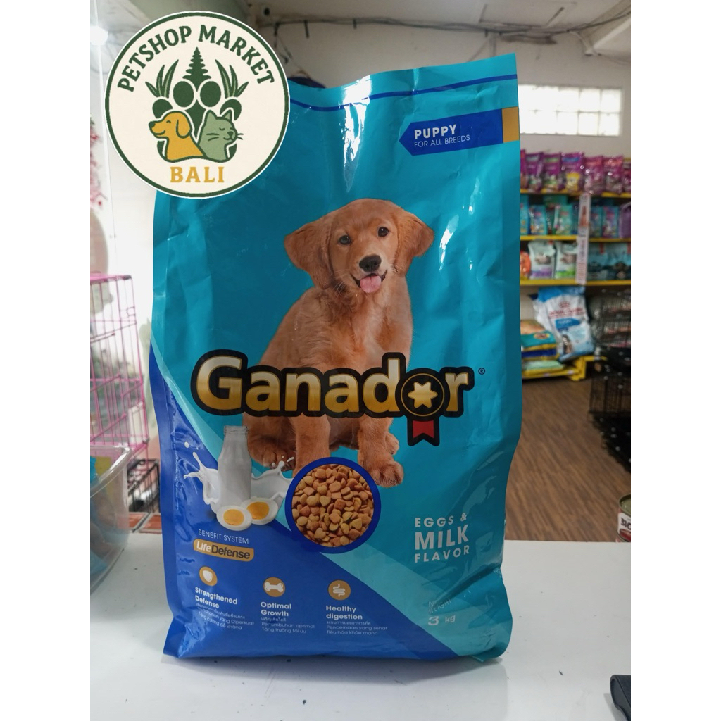 Ganador Puppy Dog Food – Eggs & Milk Flavor (3kg)