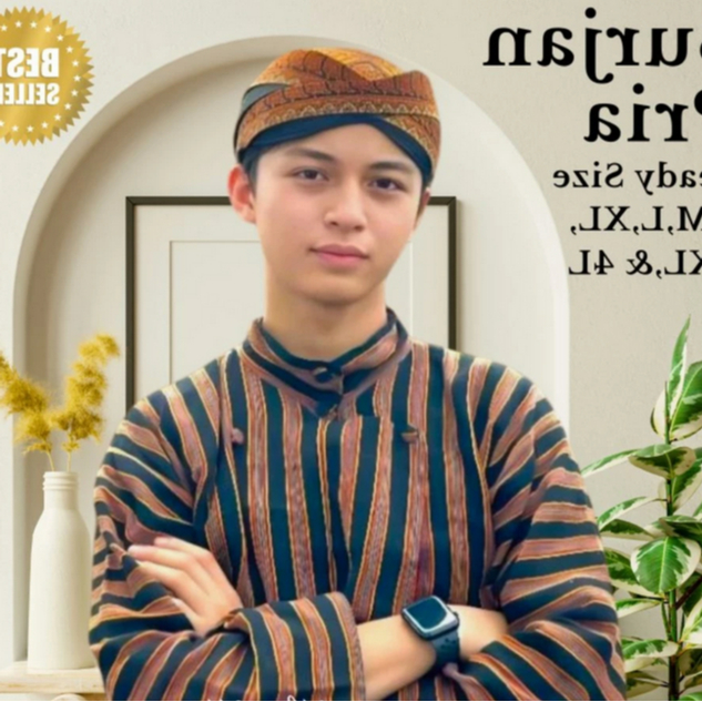 HariMurti Baju Adat Jawa Lurik Dewasa Pria Baju Lurik Adat Jawa Dewasa Baju Jawa Lurik Premium